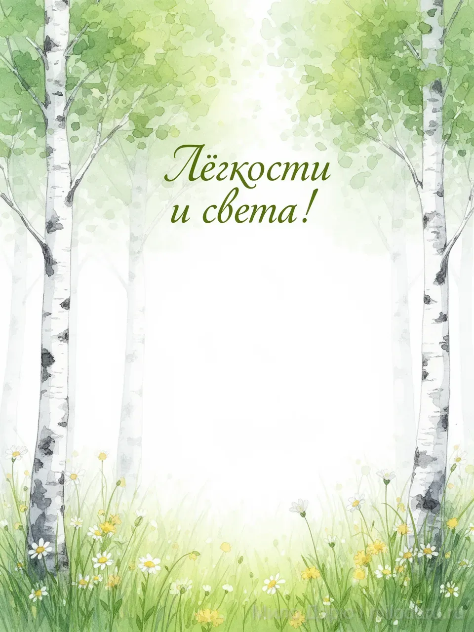 Лёгкости и света!