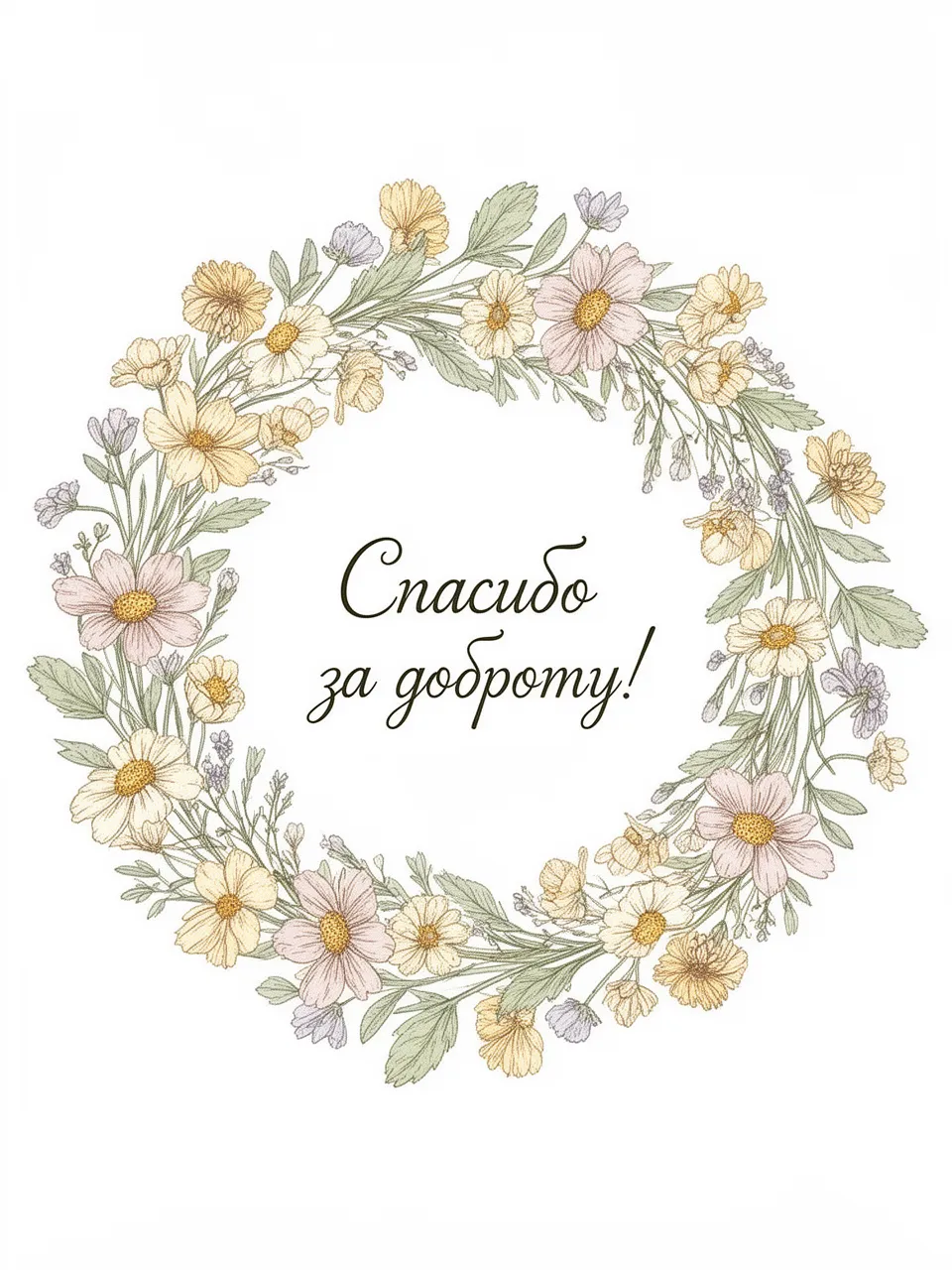 Спасибо за доброту!